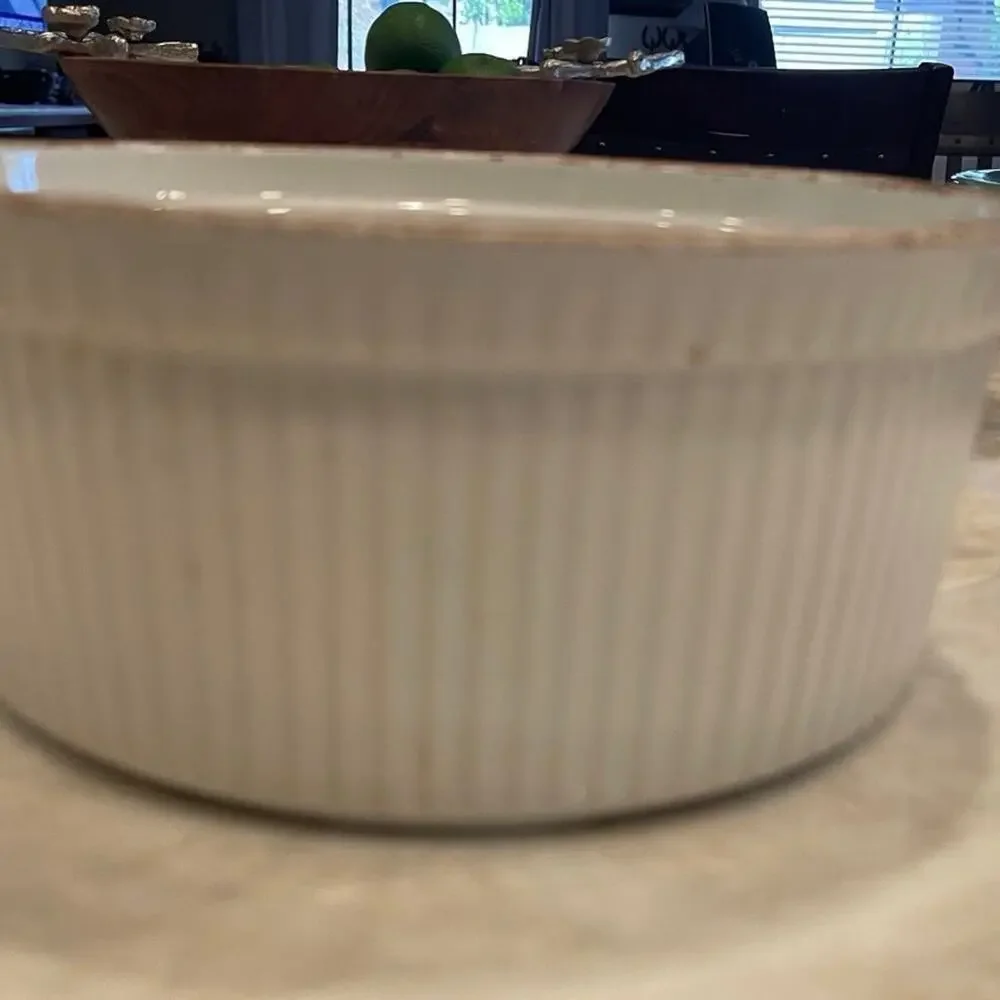 Apilco France Soufflé  baking dish 7-3/4”